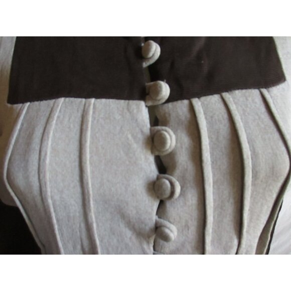 Medium Vintage Women's Tunic Top 1970's Elephant Pockets Real Mod Handmade Indy - Picture 7 of 10